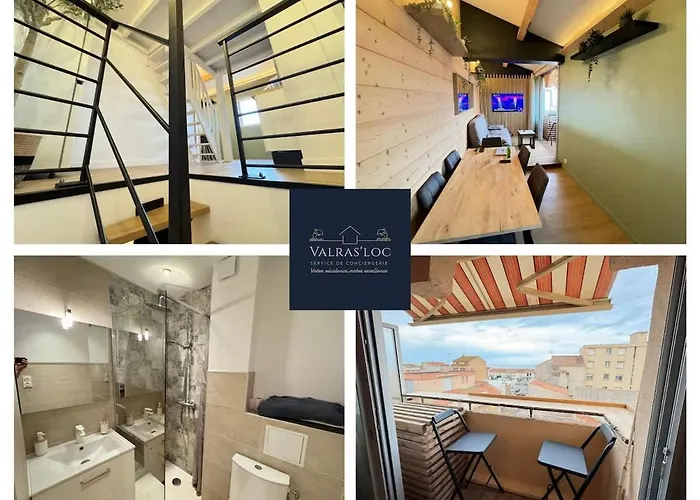 Duplex Avec Vue A Deux Pas De La * 발라 플라주